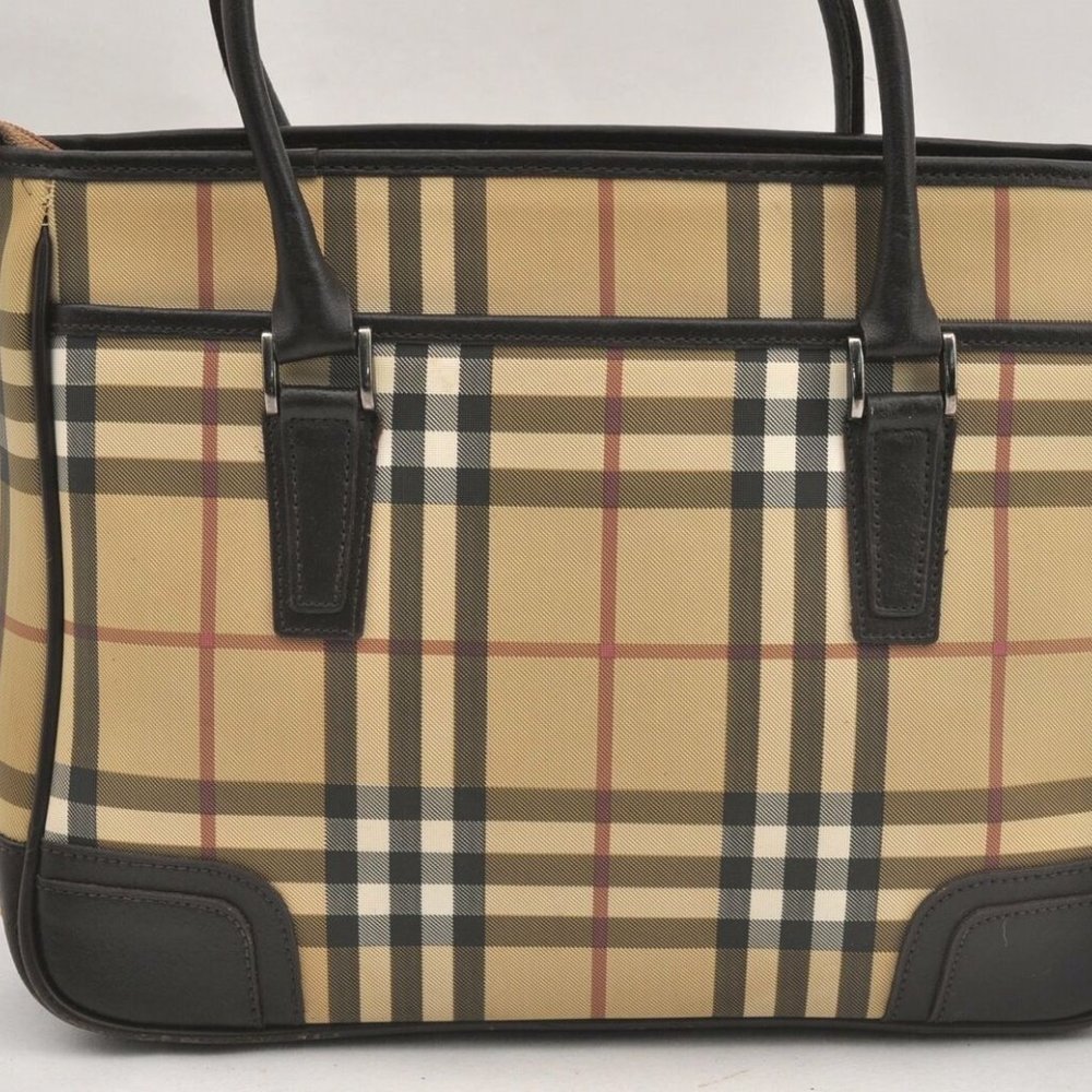 Authentic Burberrys Nova Check Hand Bag - Picture 3 of 9